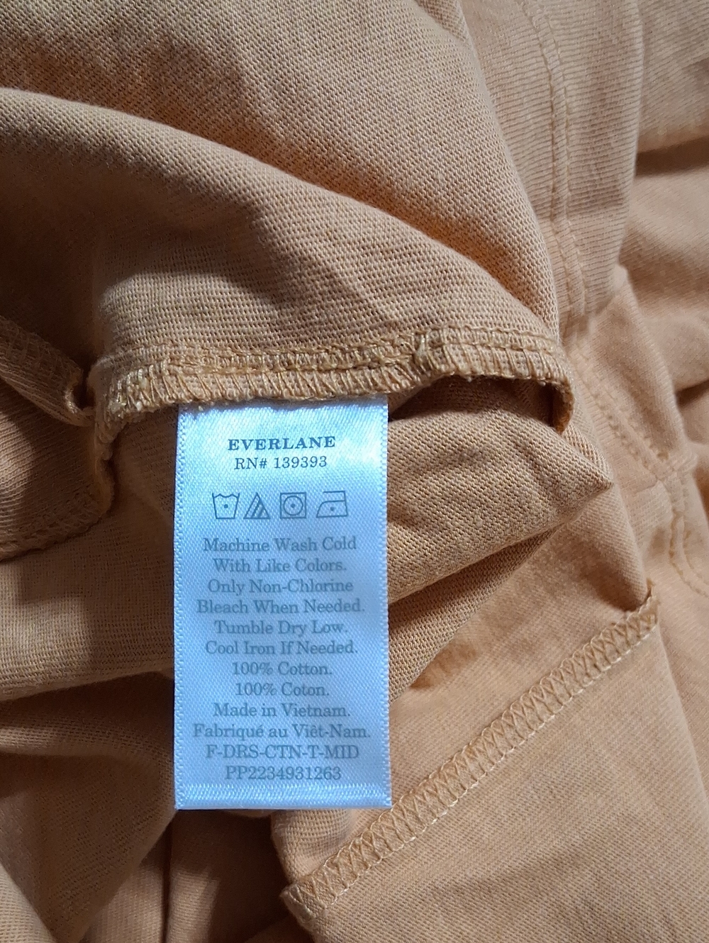 EVERLANE Women Dress MEDIUM GOLD MUSTARD MAXI ?? Casual NEW Summer - Picture 5 of 6